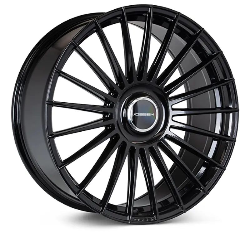 Vossen Hf-8 Gloss Black Forged Alloy Wheel – 26X10, 6X135 Bolt Pattern, Et35 Offset, 87.1Mm Hub Bore, Deep Lip Design 1