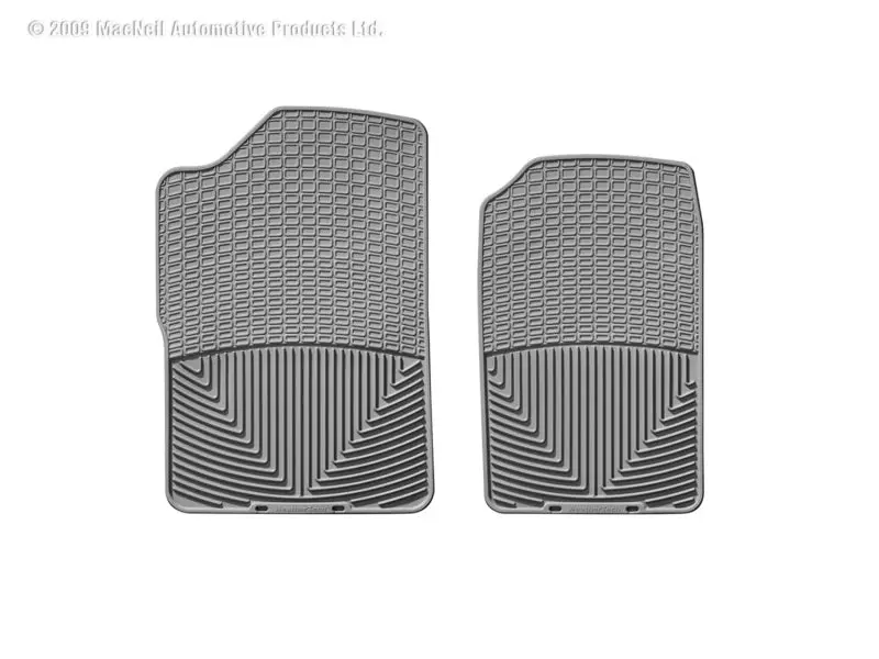 Weathertech Front Rubber Floor Mats For 1988–1999 Gmc Sierra Extended Cab – Grey 1