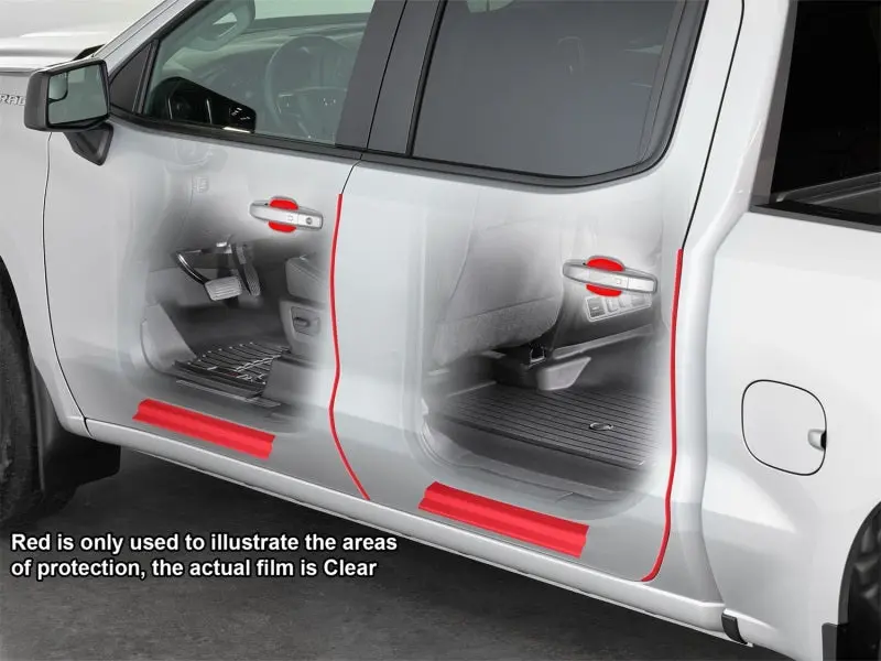 Weathertech Transparent Scratch-Resistant Film For 2019–2024 Chevrolet Silverado 2500/3500 1