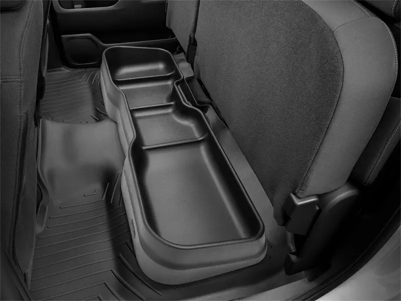 Weathertech Underseat Storage System For 2005–2020 Nissan Frontier Crew Cab (Excludes Rockford Fosgate Models) – Black 1