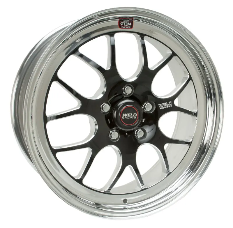 Weld S77 Forged Aluminum Wheel – 18X11.5", 5X4.75", 8.2" Backspace, Matte Black Finish 1