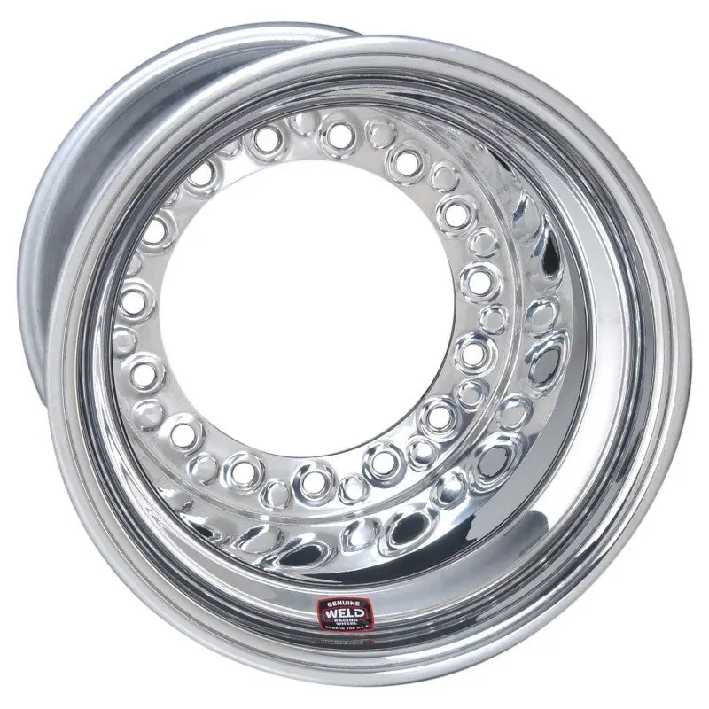 Weld Wide 5 Xl Direct-Mount Polished Aluminum Wheel – 15X14", 5X10.25", 3" Backspace, No Beadlock 1