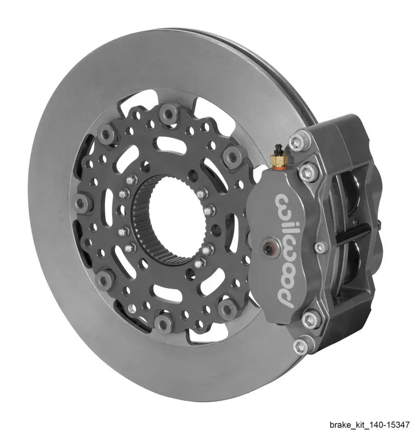 Wilwood Billet Narrow Dynalite Radial-Mount Rear Inboard Sprint Kit – 12.19" Plain Iron Rotor 1