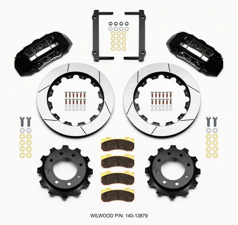 Wilwood Tx6R Rear Brake Kit — 16-Inch Black Rotors For 1999–2010 Gm 2500 Hd Trucks 1