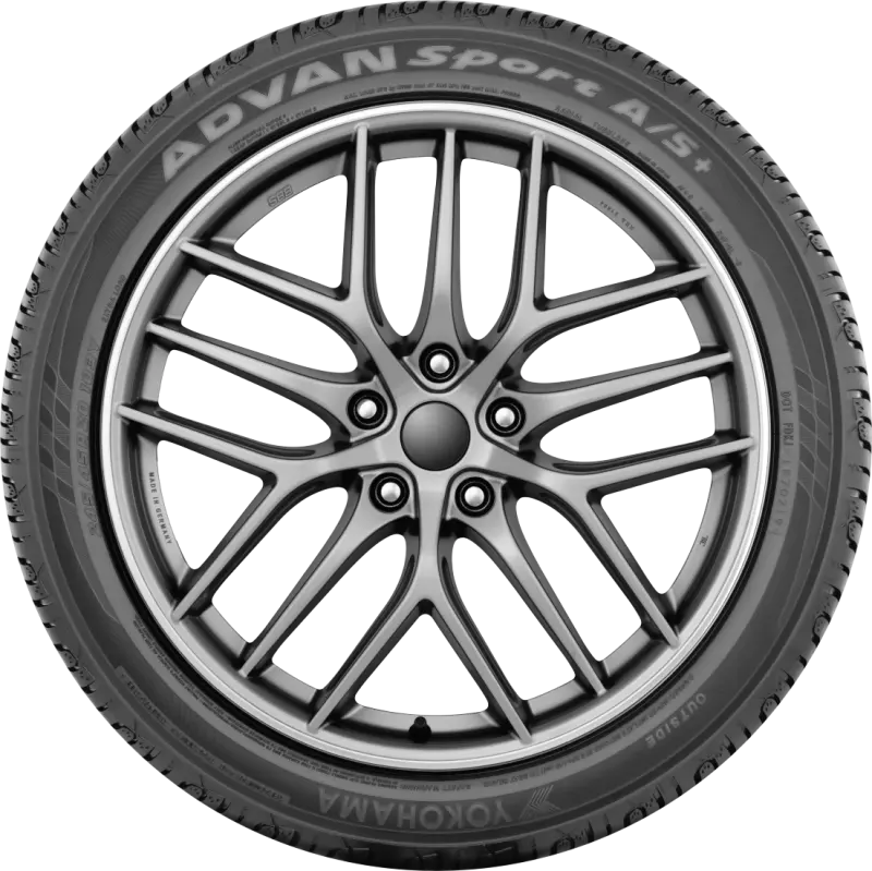 Yokohama Advan Sport A/S+ All-Season Performance Tire – 275/40R19, Load Index 101, Speed Rating Y 1