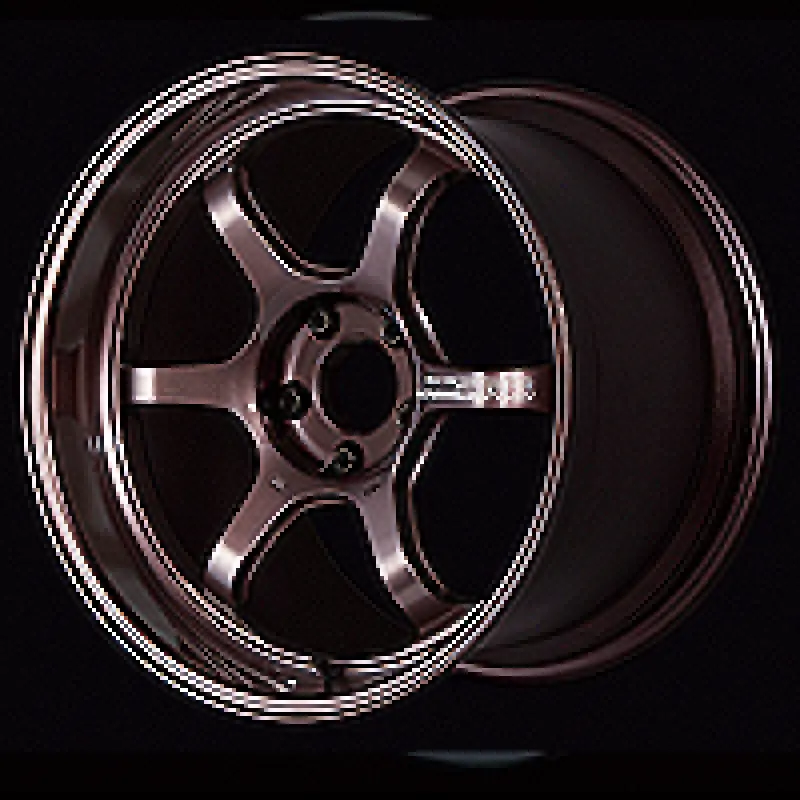 Advan R6 Racing Wheel – 18X8.5 Inch, +45 Offset, 5X100 Pcd, Copper Bronze Finish 1