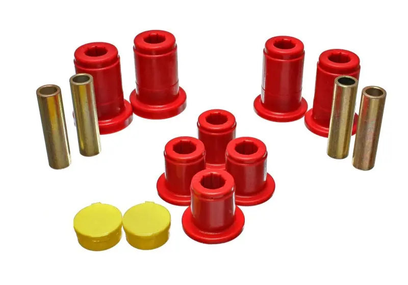 Energy Suspension Front Control Arm Bushing Kit – Ford Explorer 2Wd (Red Polyurethane) 2