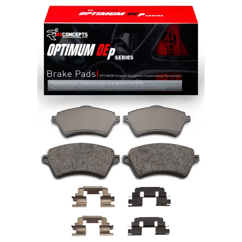 R1 Front Brake Pad & Hardware Kit – Land Rover Freelander 2002–2005 (Oe-Spec Optimum Performance) 1
