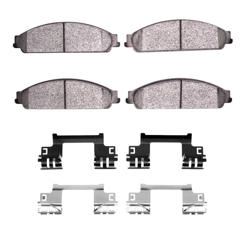 R1 Optimum Front Brake Pad & Hardware Kit For 2005–2009 Ford Freestyle 1