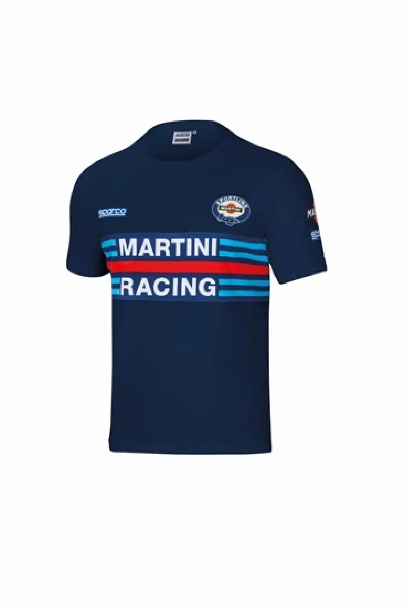 Sparco Martini Racing Crew Shirt – Navy, Small 1